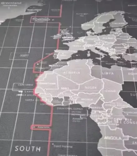 Map Mouse Pad Large Map Desk Mat Protector photo review