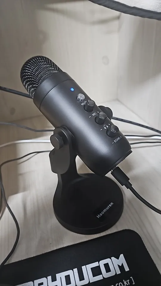 Haomuren USB Microphone for PC Mac Gaming Recording photo review