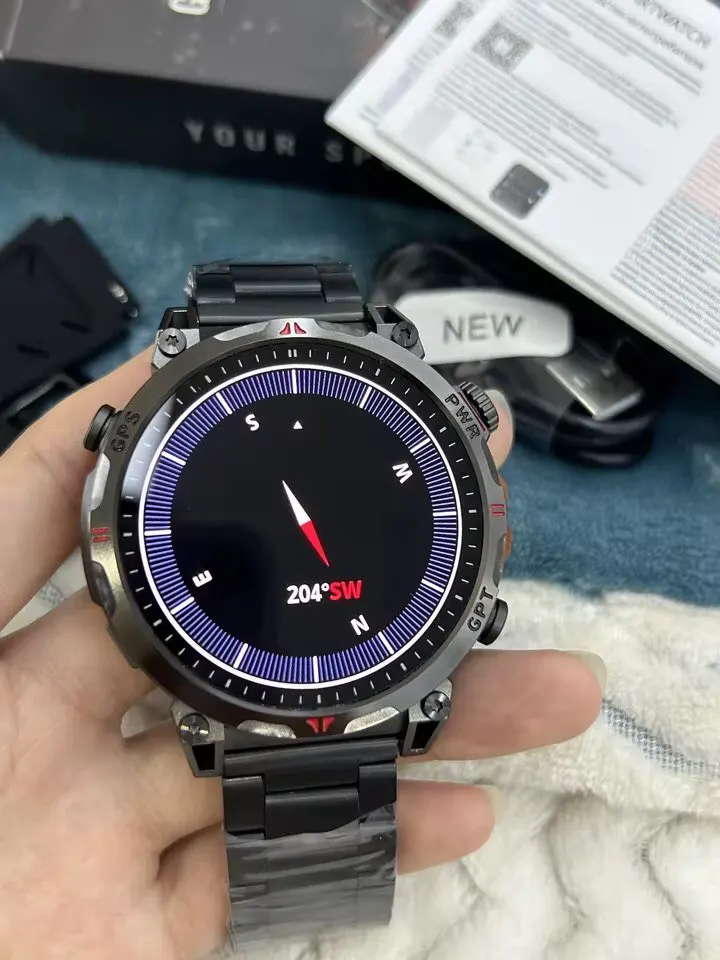 2025 New Military T-Rex3 GPS Smart Watch 10ATM photo review