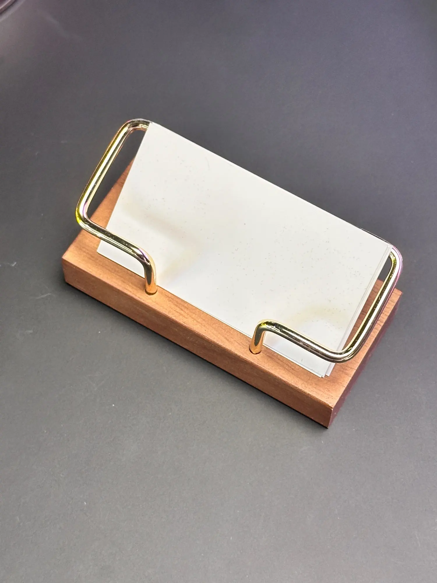 Business Card Holder Organizer Office Desk Display Stand photo review