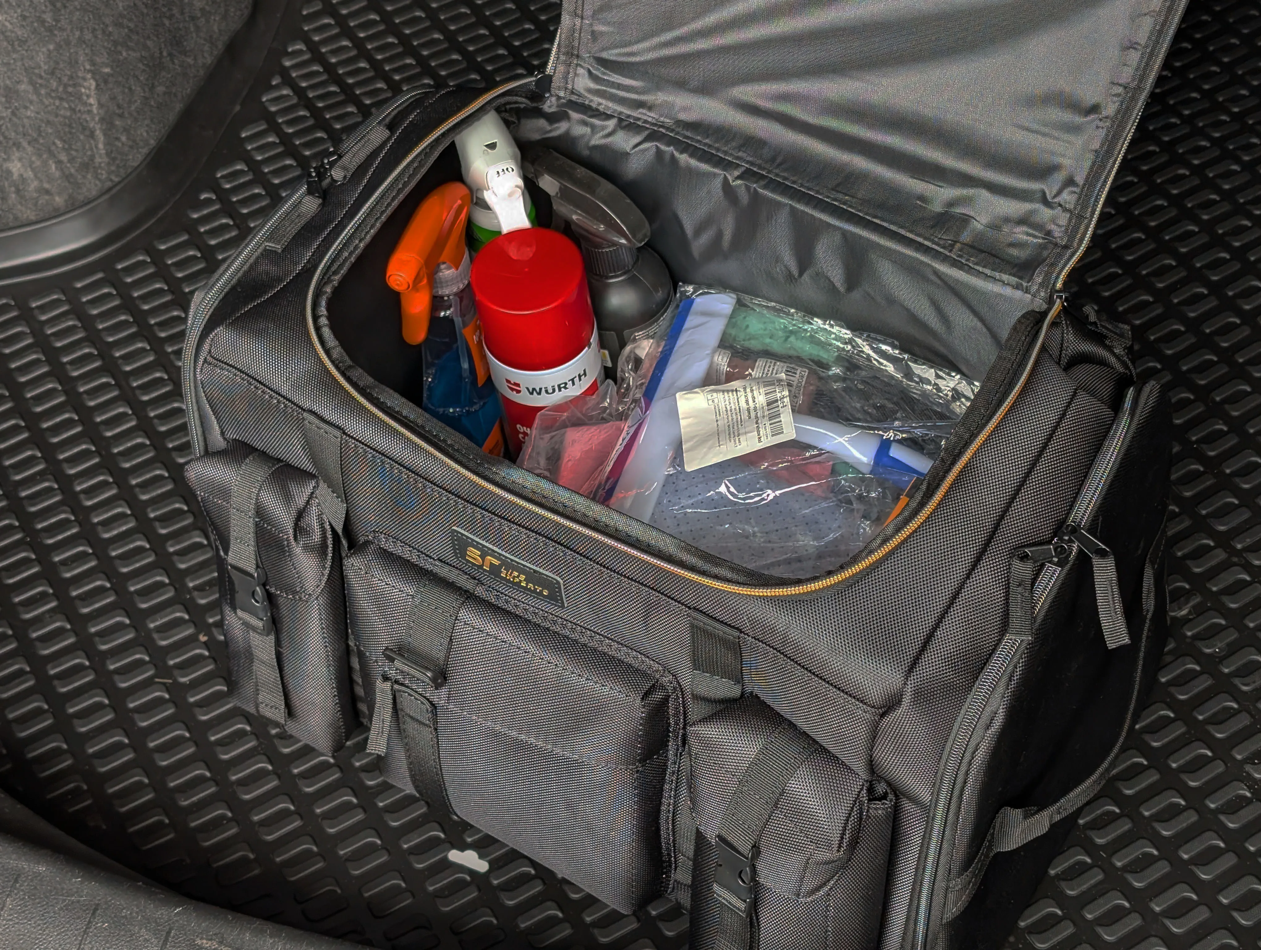 Car Trunk Storage Organizer With Lid Universal Car photo review