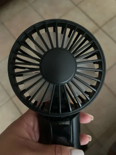 TOPK 5000mAh Mini Portable Fan USB Rechargeable Hand photo review