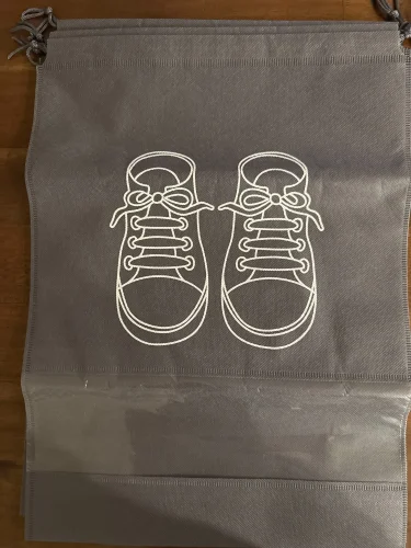 5/10pcs Shoes Storage Bag Closet Organizer Non Woven photo review