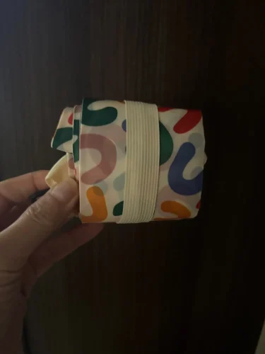 1pc Foldable Shopping Bag Eco-friendly Waterproof Portable Storage photo review