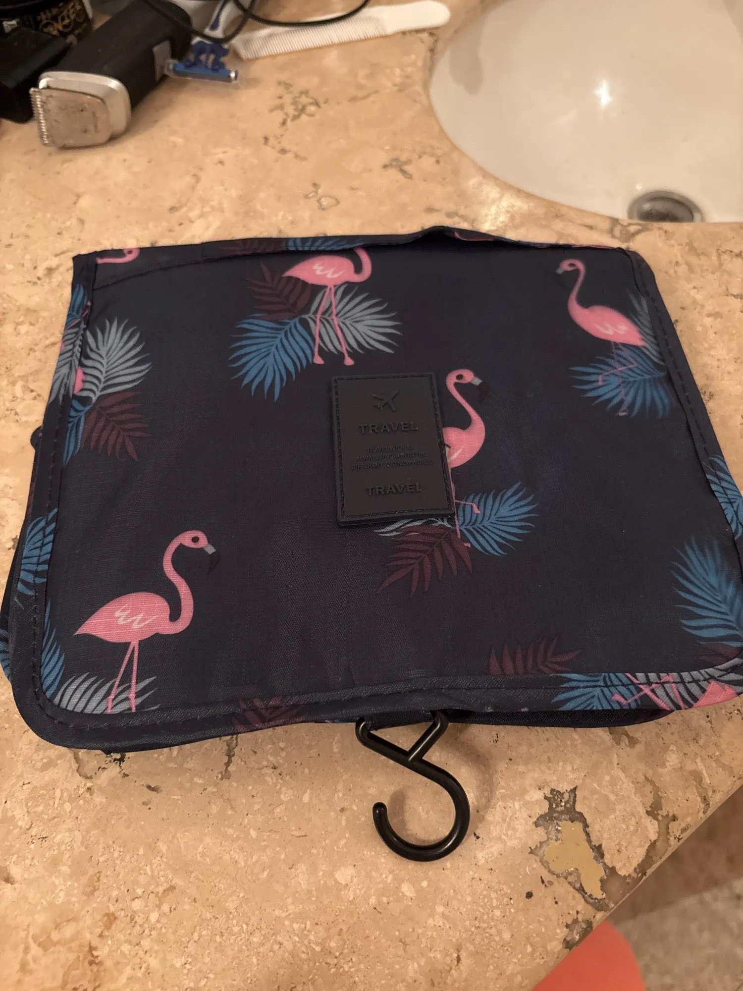 Multifunctional Travel Hook Wash Bag Cosmetics Storage Bag photo review