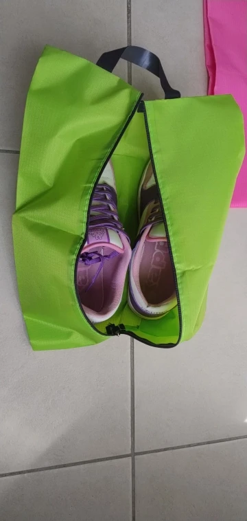 3PCS/Set Foldable Shoes Storage Bags Travel Organizer Nylon photo review