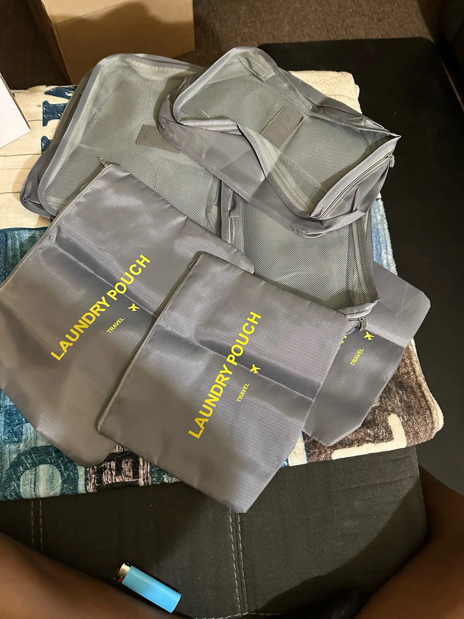 6pcs Set Travel Storage Bags Suitcase Packing Set photo review