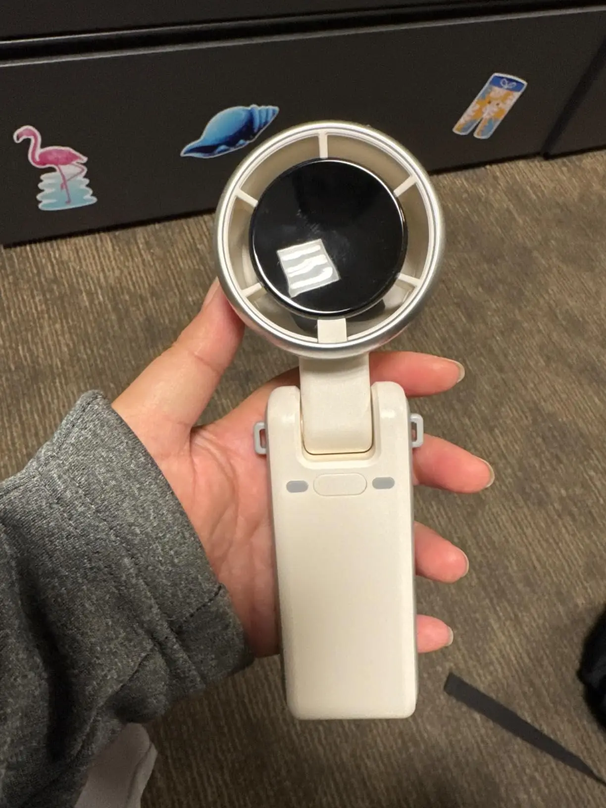 Handheld Small Fan Portable Folding High-speed Turbo Fans photo review