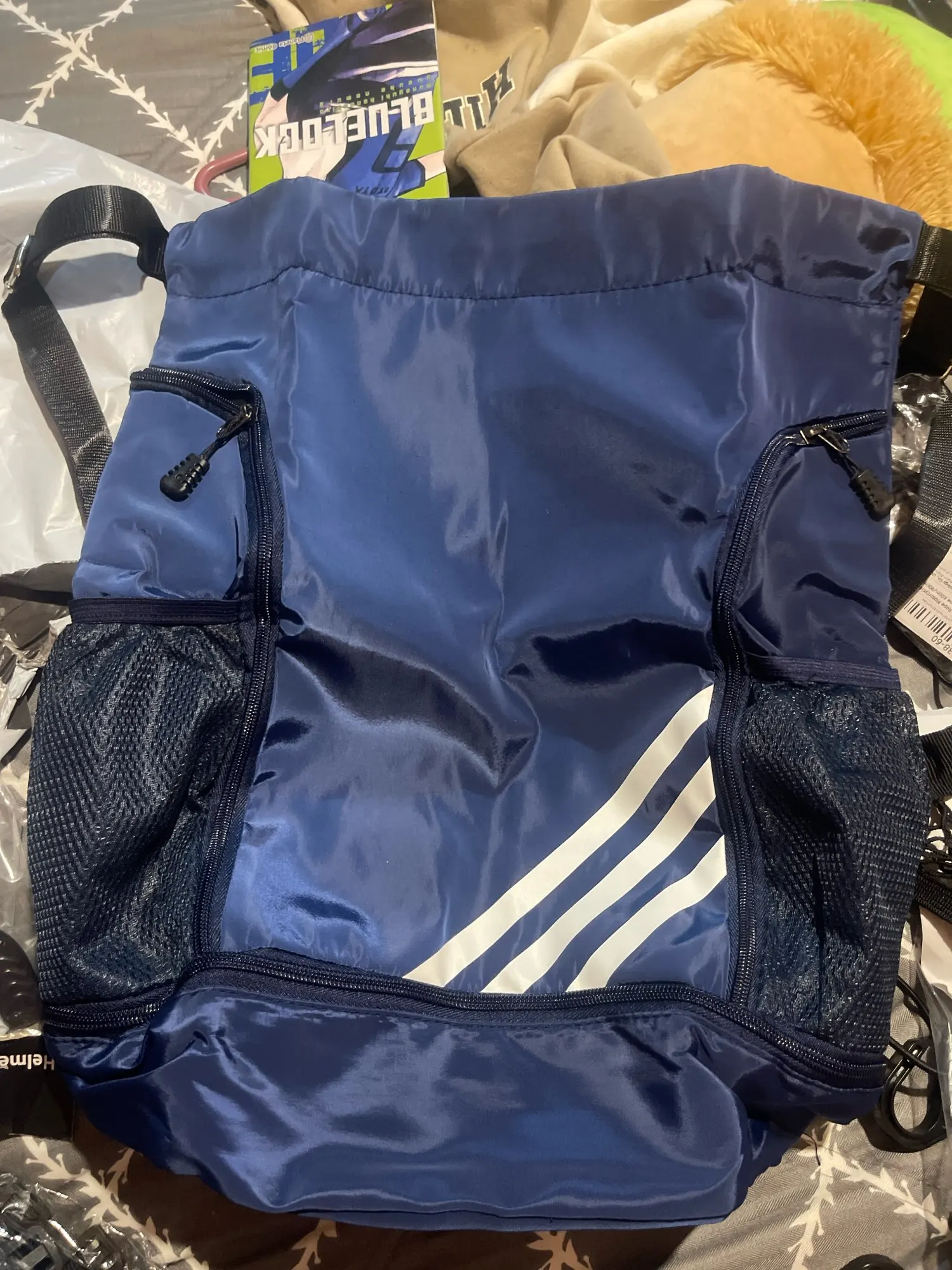 Sport Gym Bag Backpack Women Camping Large Football photo review