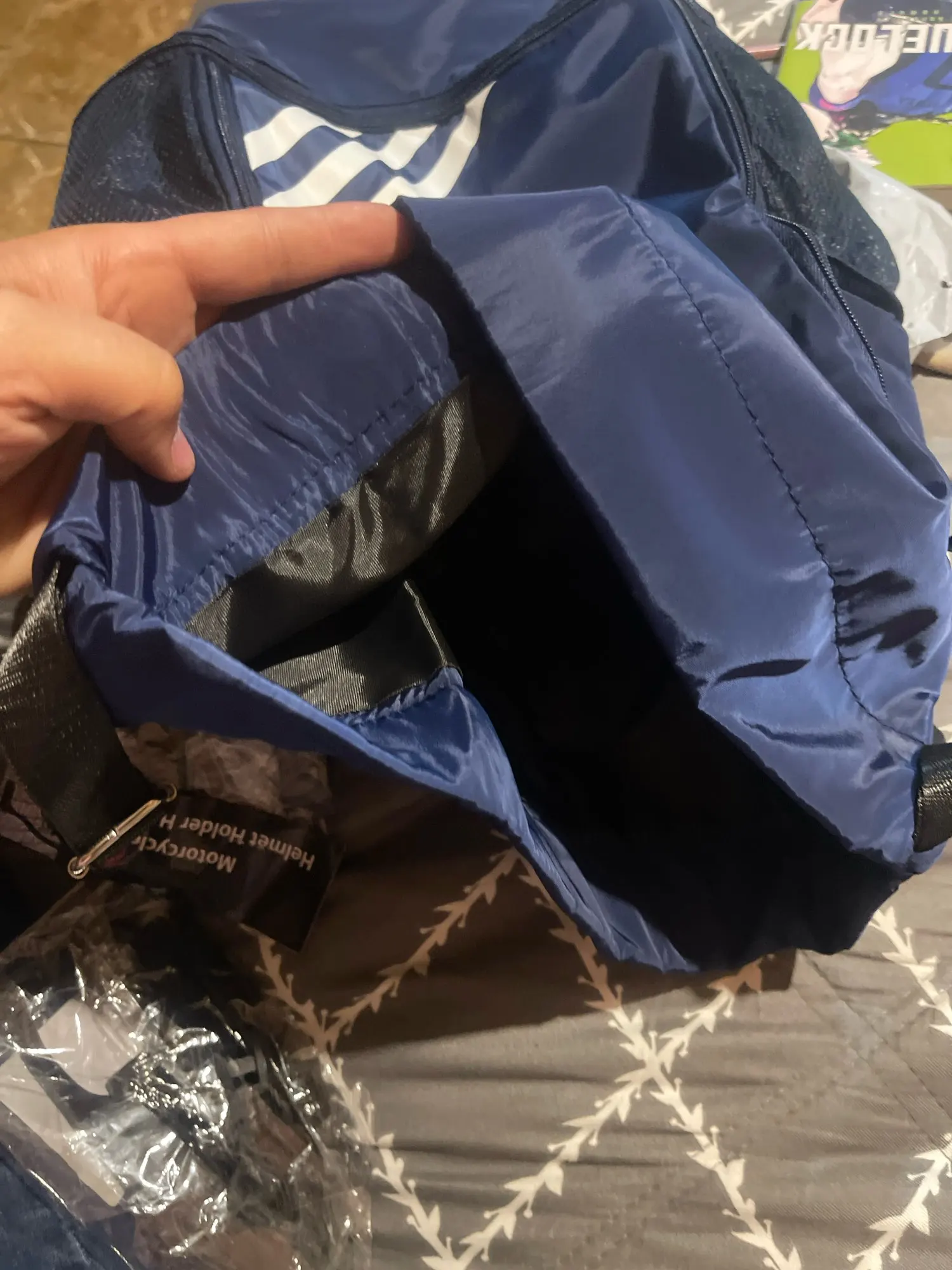 Sport Gym Bag Backpack Women Camping Large Football photo review