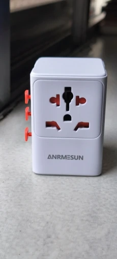 65W/45W/25W GaN Universal Travel Adapter with 2 USB photo review