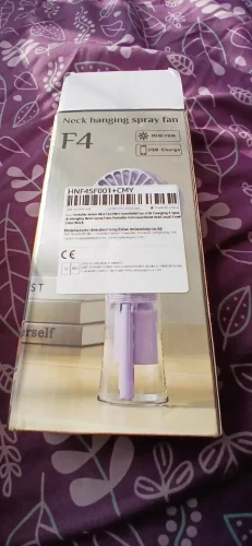 Portable Water Mist Fan Mini Handheld Fan USB photo review