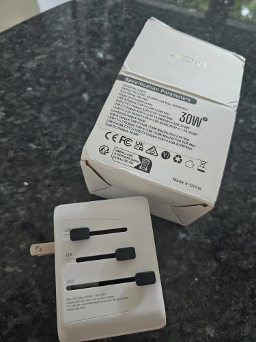 LENCENT International Travel Adapter Travel Charger with 3 photo review