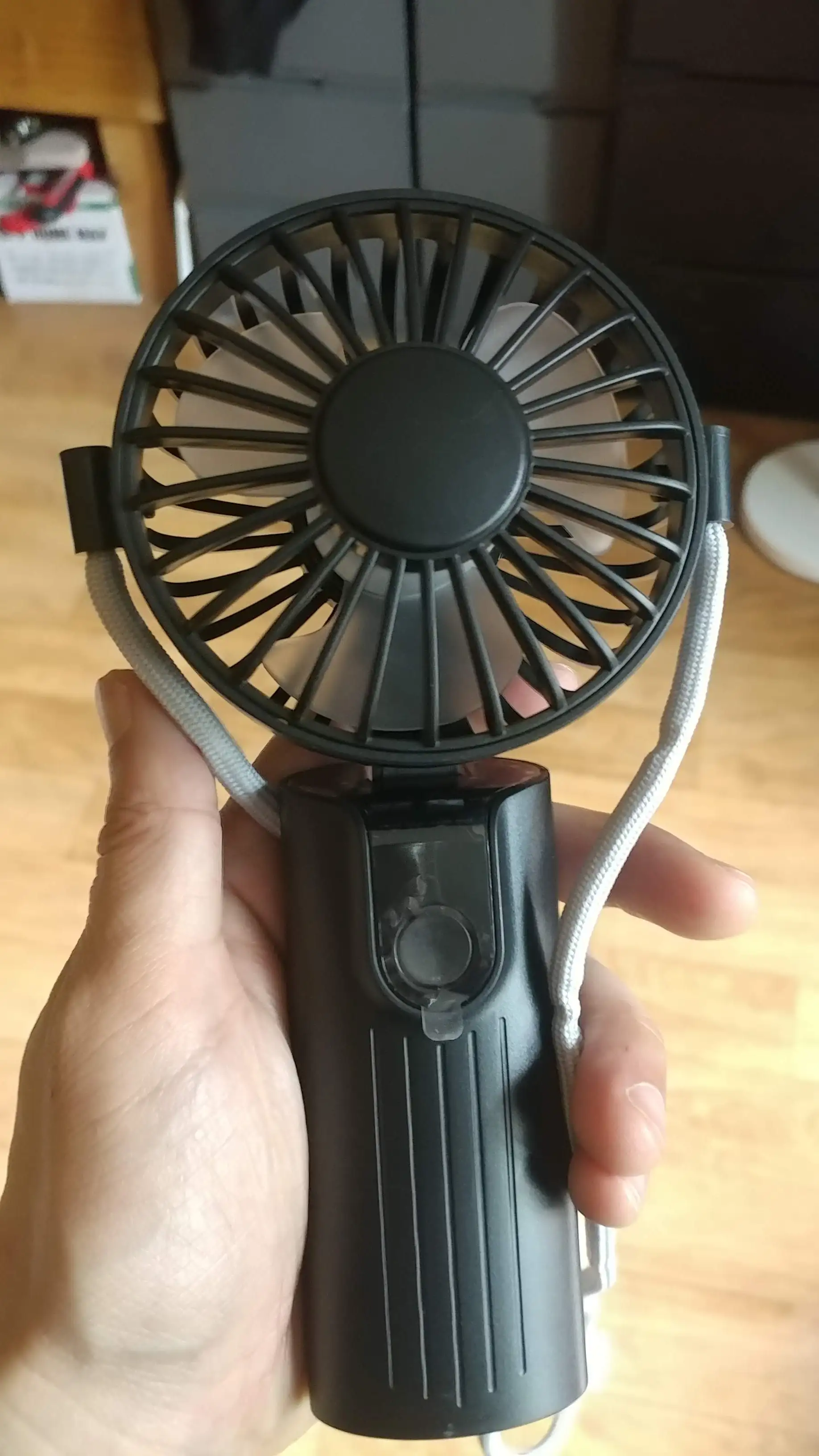 TOPK 5000mAh Mini Portable Fan USB Rechargeable Hand photo review