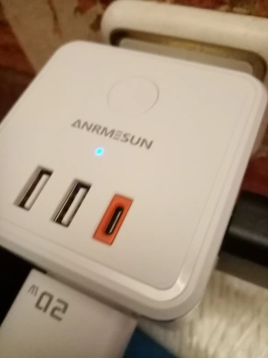 EU Plug Power Strip Cube with 3 AC photo review