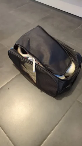 Portable Golf Shoe Bag Oxford Cloth Shoe Carrier photo review