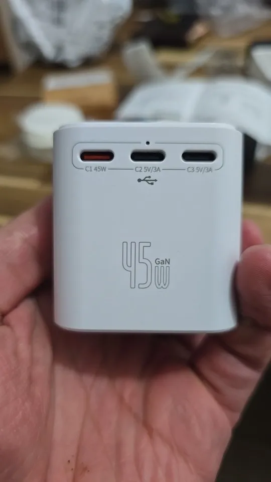 Universal Travel Adapter with 3 Type-C 2 USB photo review