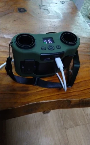 Portable Waist Clip Fan Wearable Mini USB Rechargeable photo review