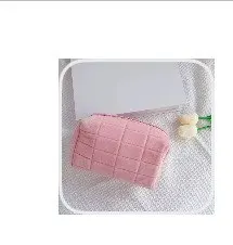 Cute Plush Makeup Bag for Women Portable Travel photo review