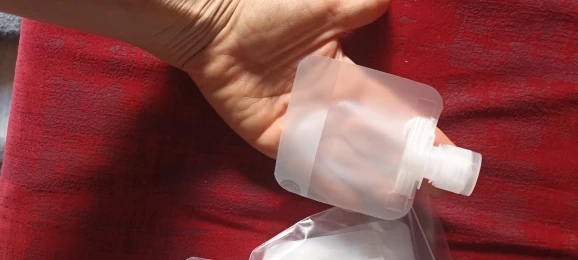 3 size 30-100ml Lotion Dispenser Bag Travel Reusable photo review