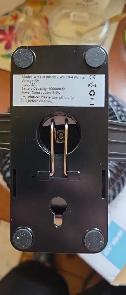 USB Charging Home Room Table Wireless Electric Fan photo review