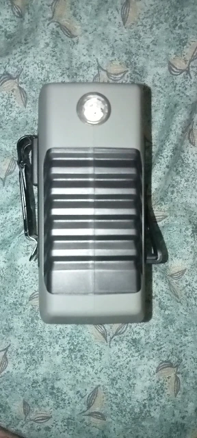 Personal Belt Clip Fan Portable Power Bank Flashlight photo review