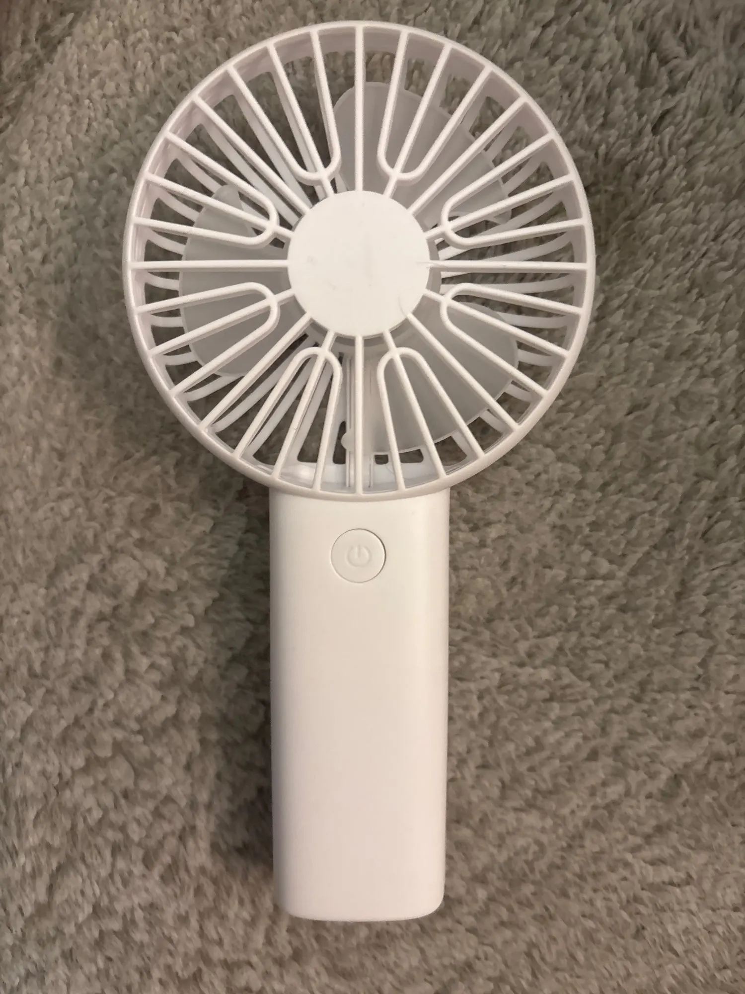 Mini USB Charging Handheld Fan Desktop Small Fan photo review