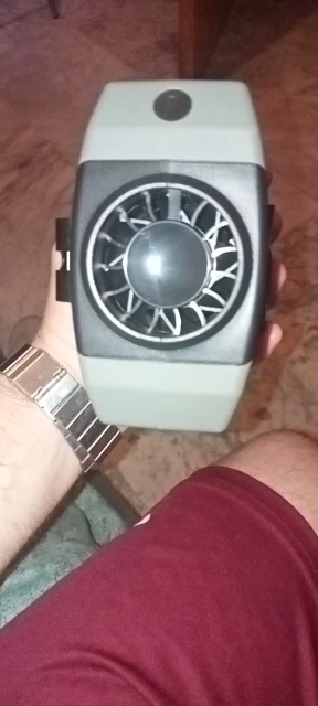 Personal Belt Clip Fan Portable Power Bank Flashlight photo review