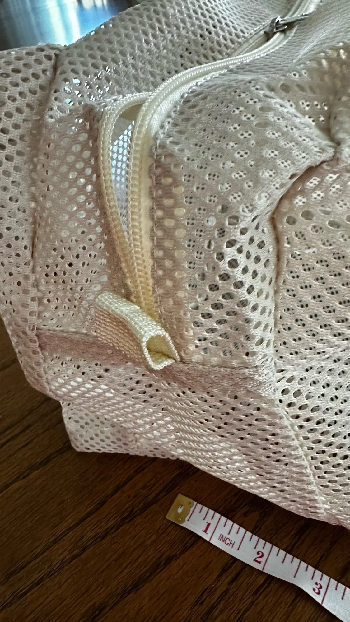 New Large Capacity Mesh Bag with handle Travel photo review