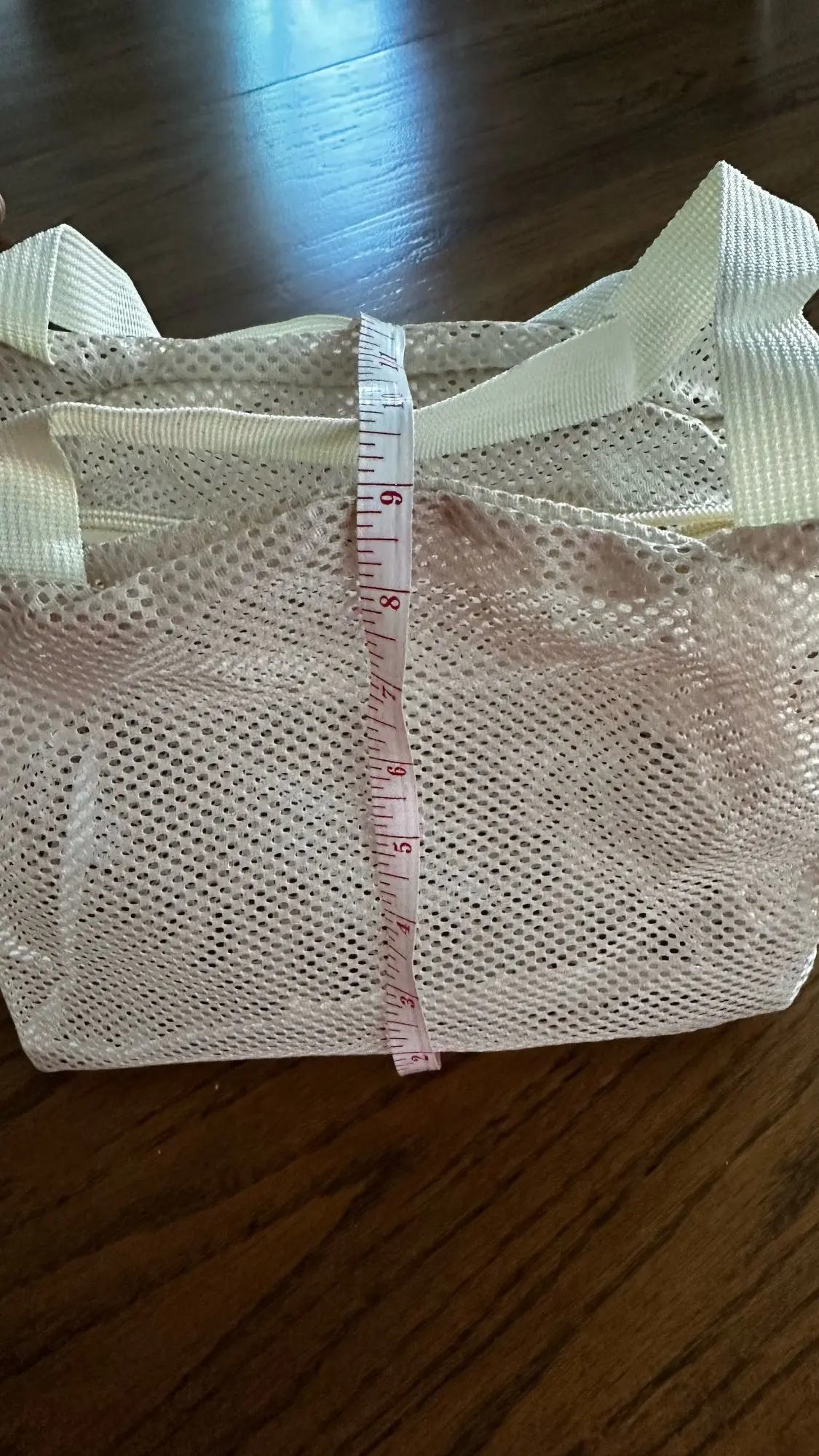 New Large Capacity Mesh Bag with handle Travel photo review