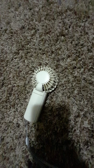 Cute Mini Fan Portable Handheld Fan Lightweight Handy photo review