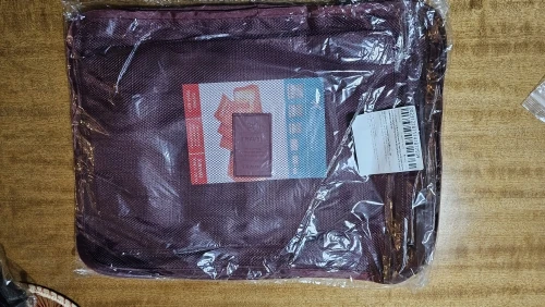 6 Pcs/Set Pink/Blue/Grey Travel Storage Bag Large Capacity photo review