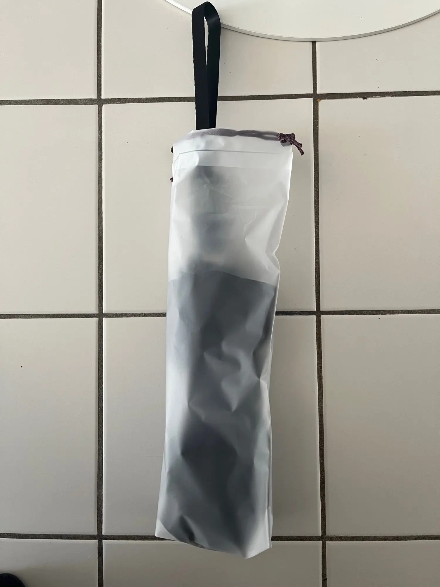 10pcs Beam Mouth Waterproof Umbrella Storage Bag Plastic photo review