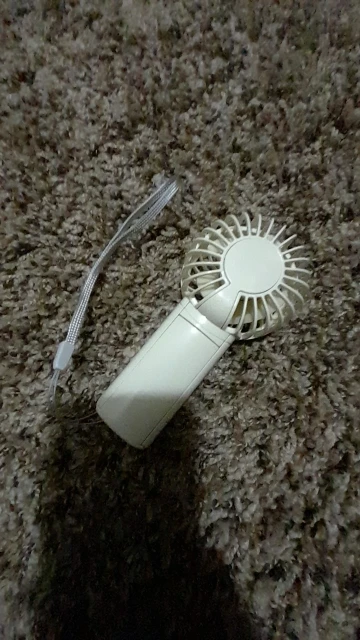 Cute Mini Fan Portable Handheld Fan Lightweight Handy photo review