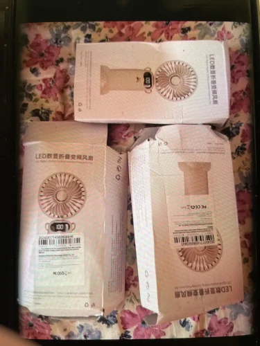 Mini Handheld Small Fan Portable Portable Silent Office photo review