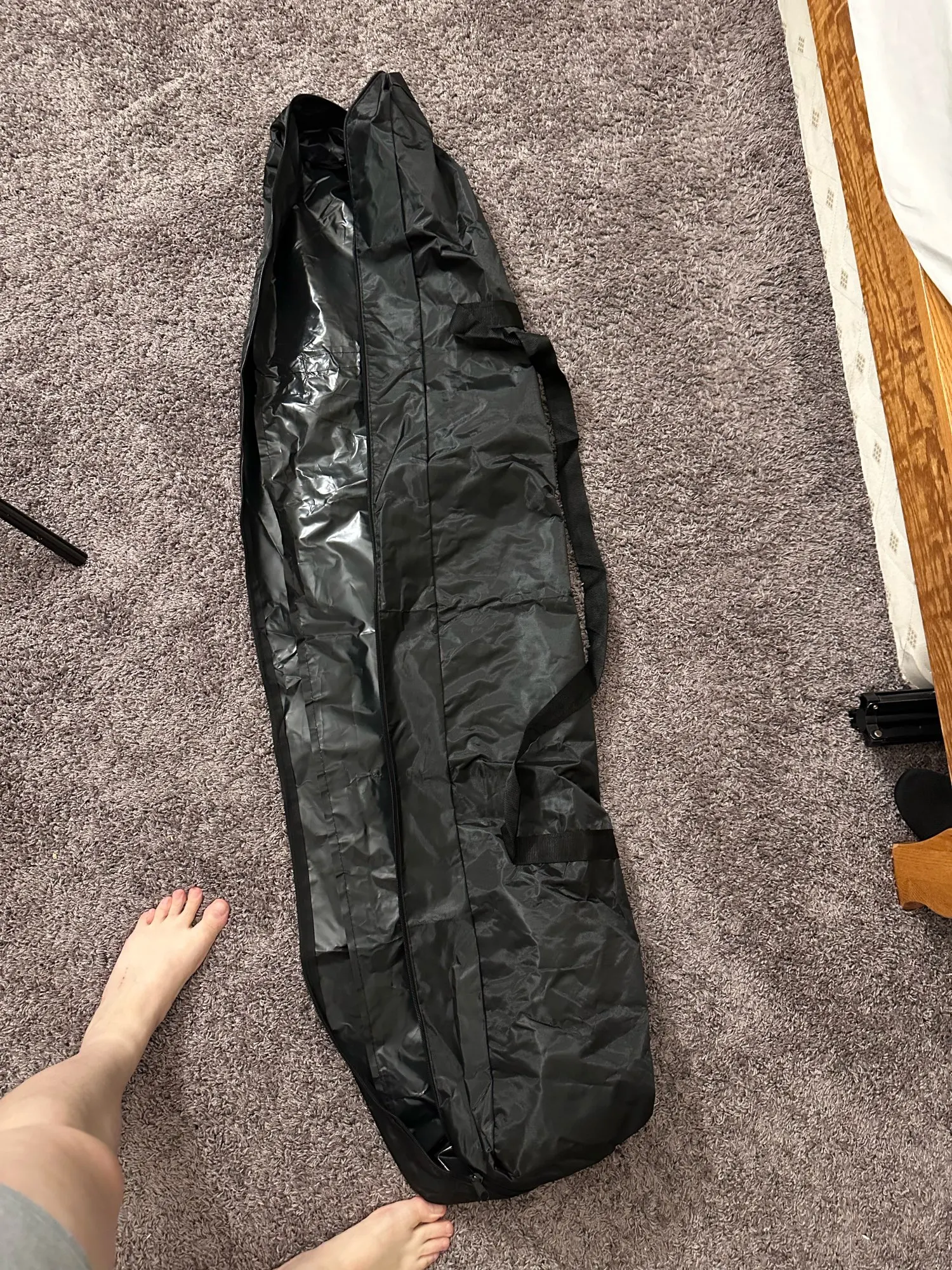 Canvas Canopy Pole Bag Camping Tent Swag Storage photo review