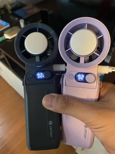 Portable Handheld fan Strong Wind 199 Gear Wind photo review