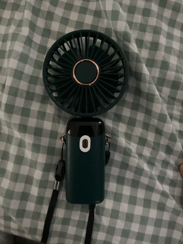 Clearance_Portable mini home summer air-cooled neck hanging fan photo review
