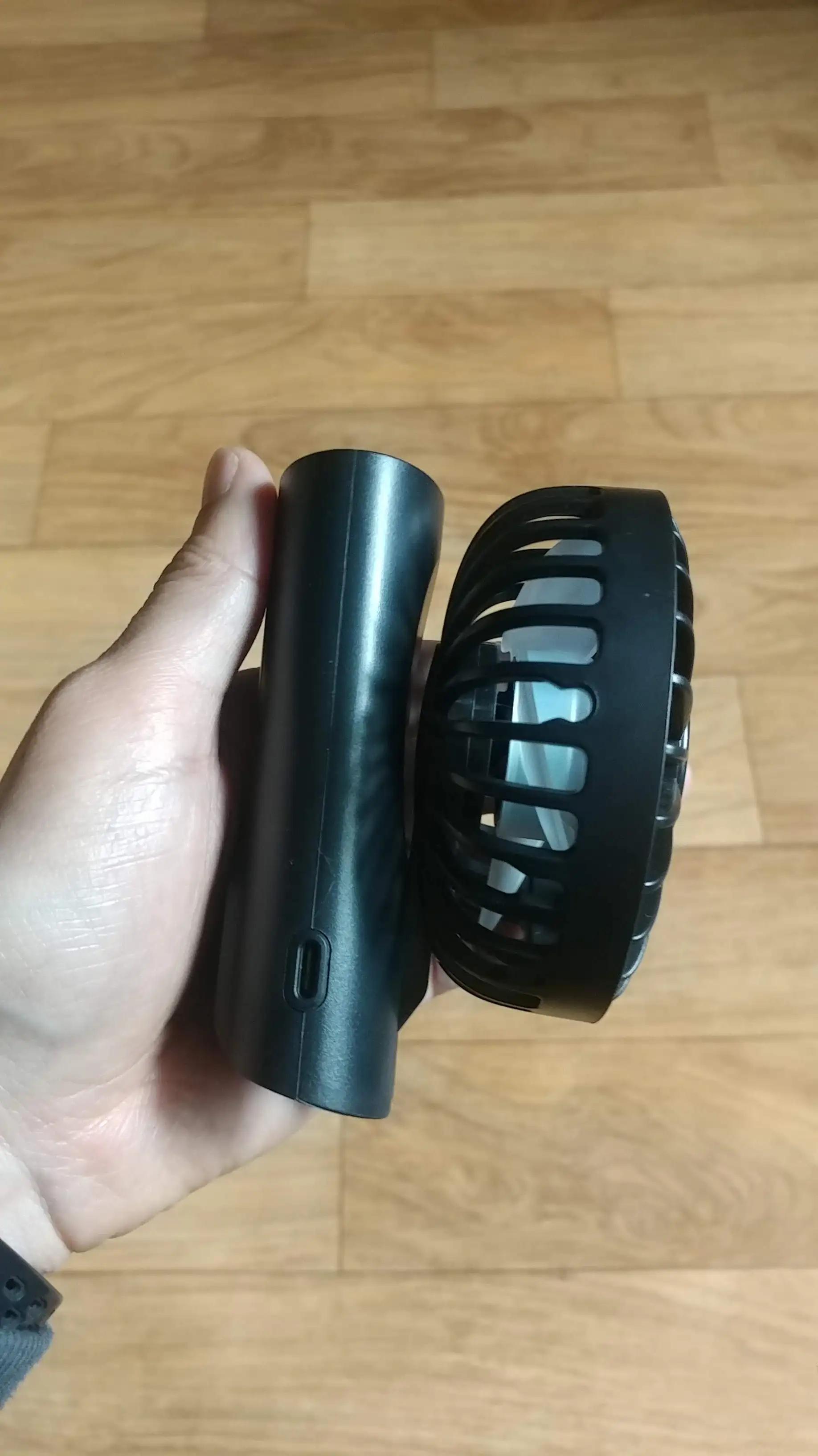 TOPK 5000mAh Mini Portable Fan USB Rechargeable Hand photo review