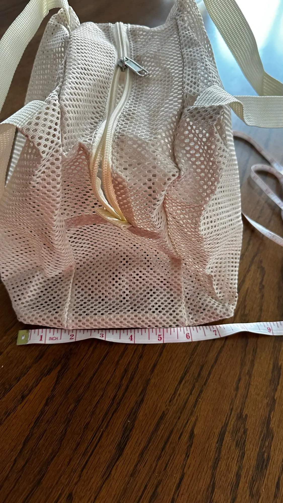 New Large Capacity Mesh Bag with handle Travel photo review