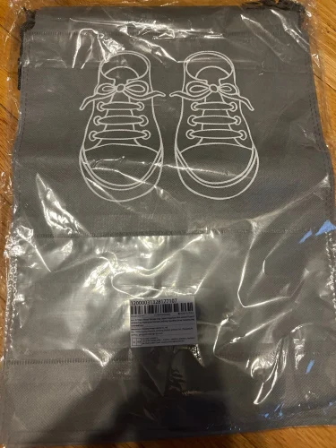 5/10pcs Shoes Storage Bag Closet Organizer Non Woven photo review