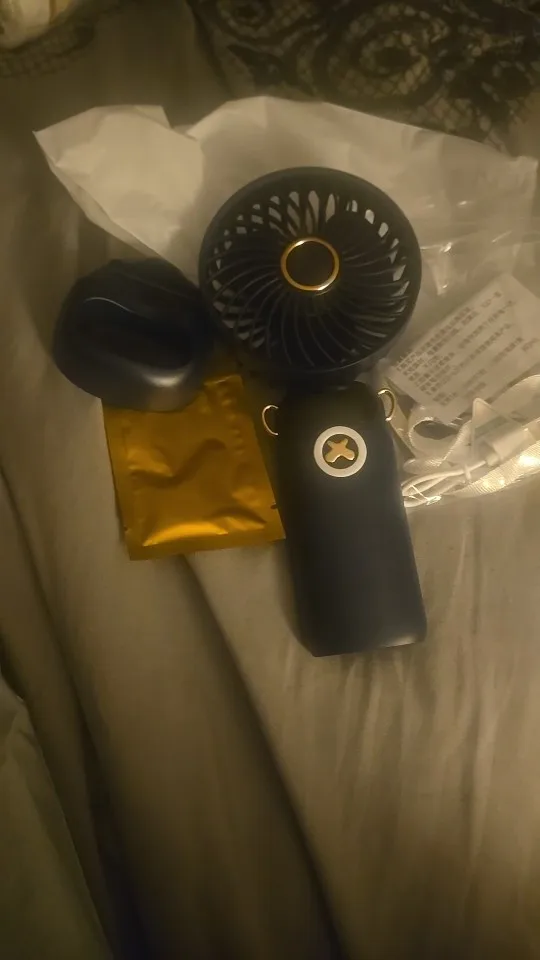 Mini Handheld Small Fan Portable Portable Silent Office photo review