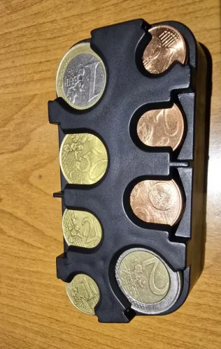 Car Storage Coin Wallet Savings Box for Euro photo review