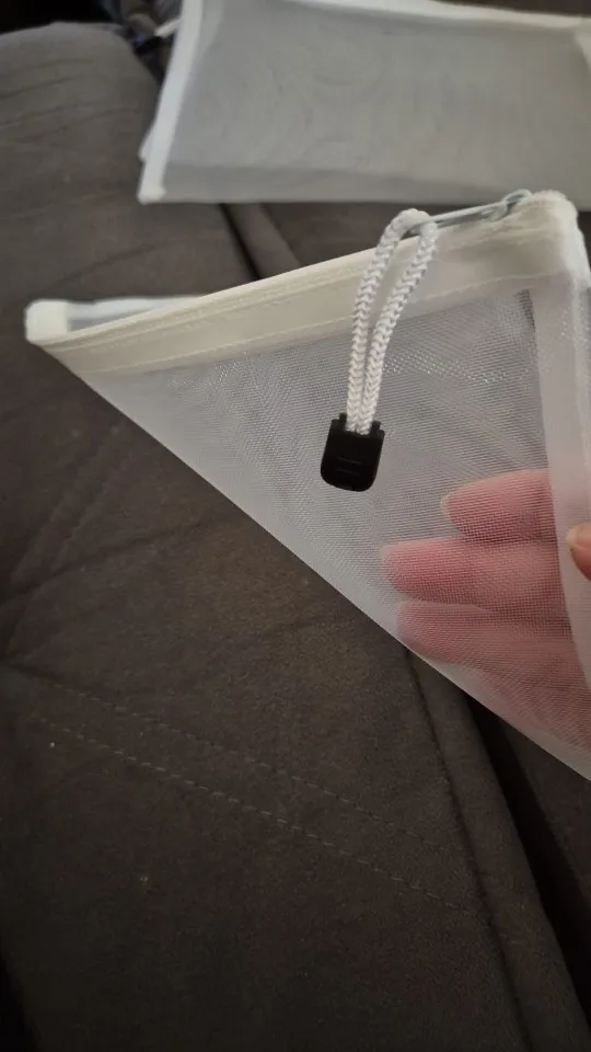 3/5/10pcs Mesh Zipper File Bag Waterproof Moisture-proof Zipper photo review