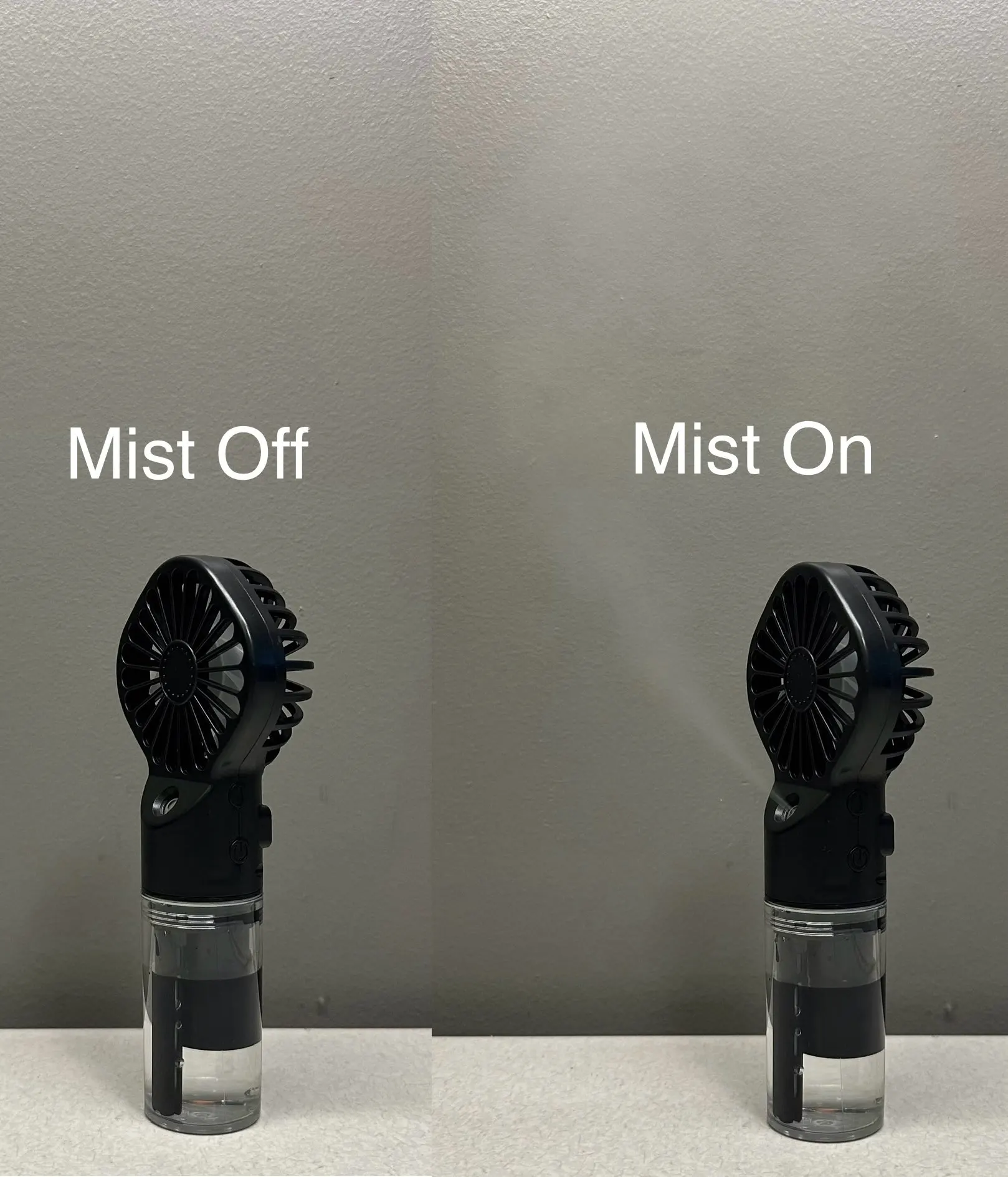 Portable Humidifier Fan Mini Handheld Mist Fan Portable photo review