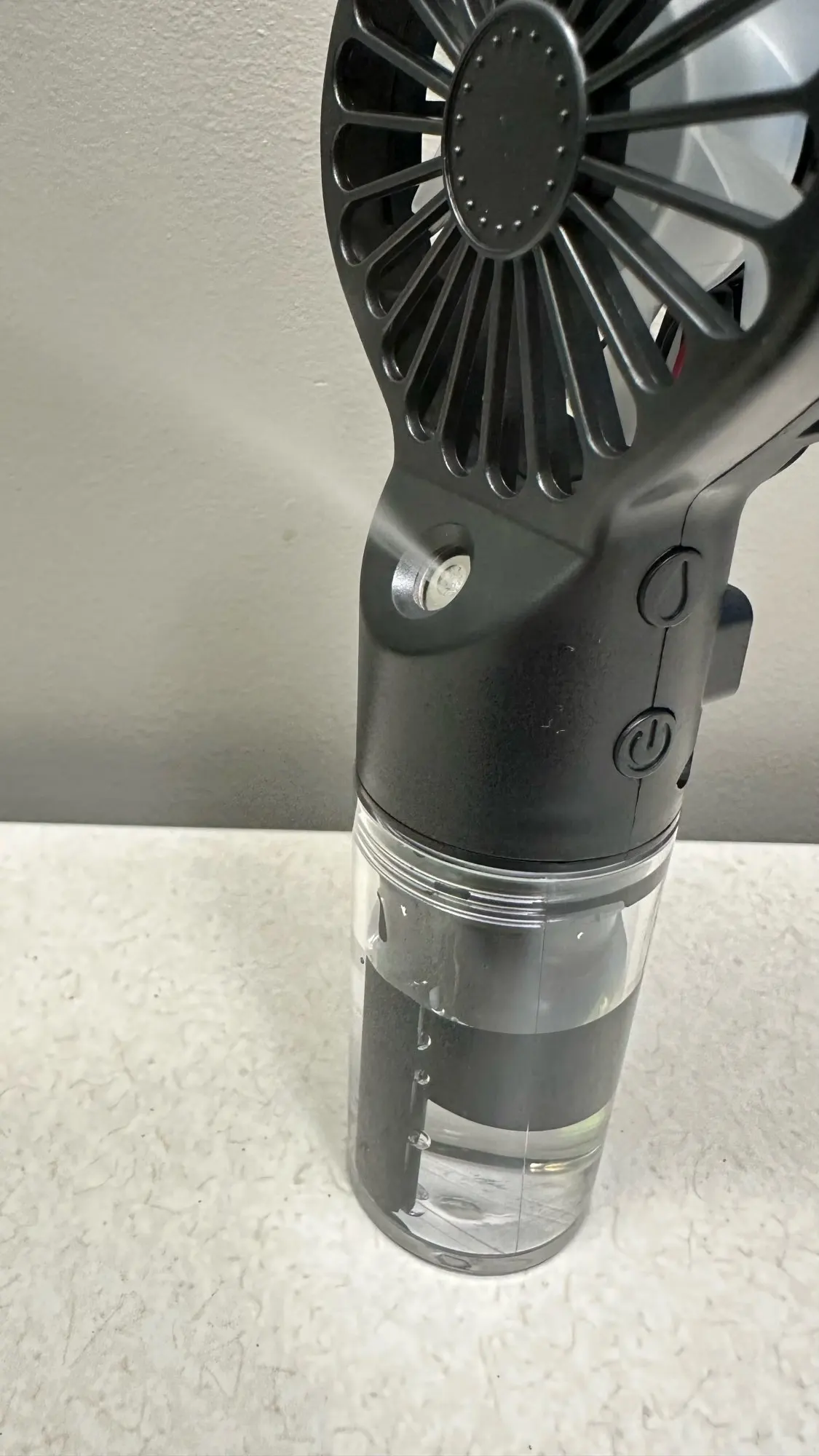 Portable Humidifier Fan Mini Handheld Mist Fan Portable photo review