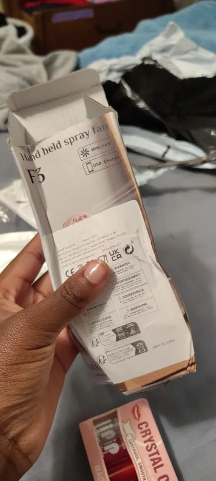 Portable Humidifier Fan Mini Handheld Mist Fan Portable photo review