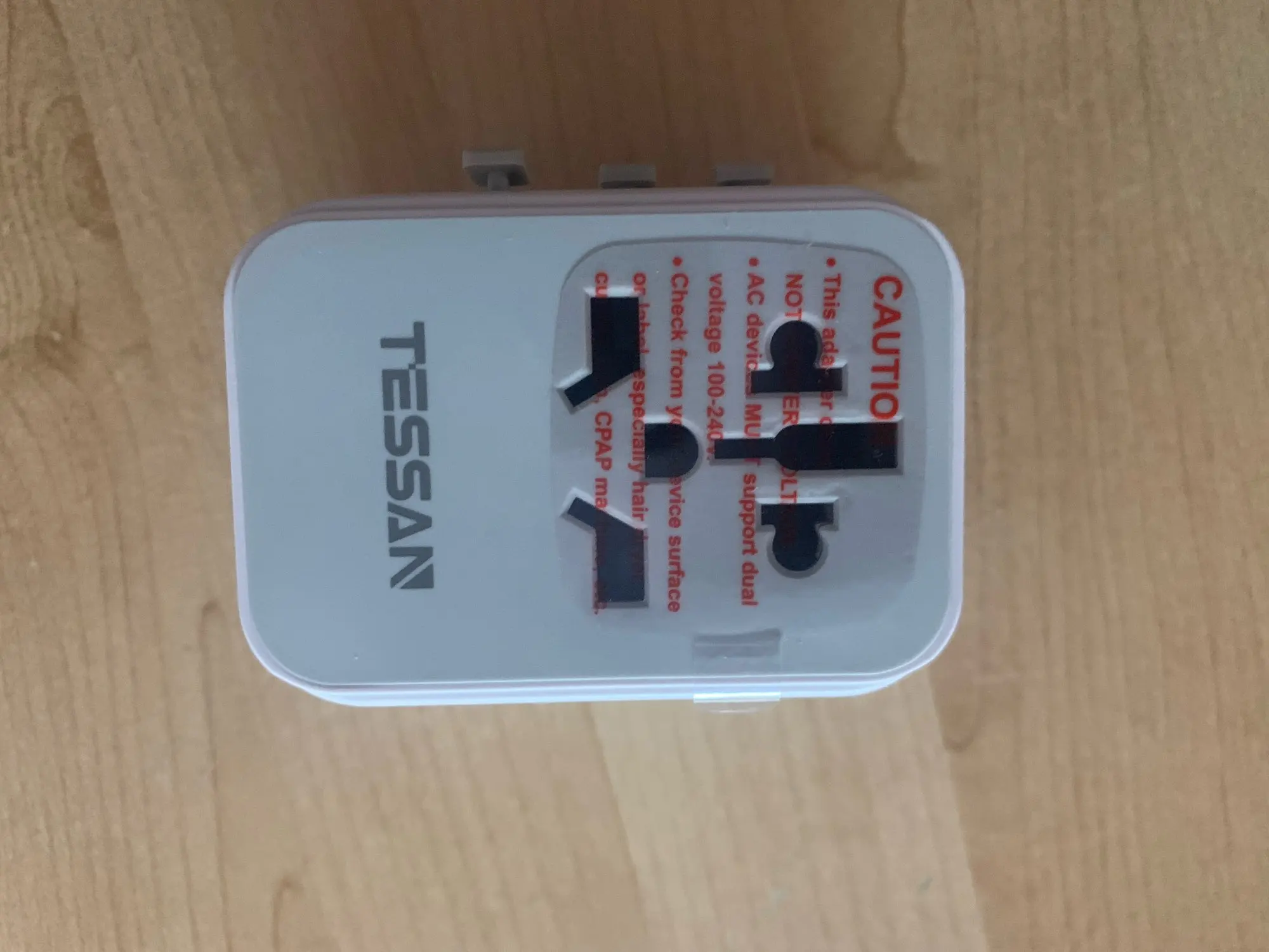 TESSAN Universal Travel Adapter Worldwide with USB & photo review