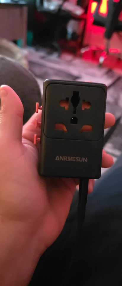 65W/45W/25W GaN Universal Travel Adapter with 2 USB photo review