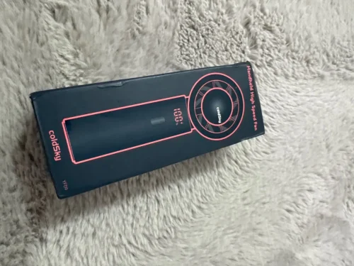 coldSky Portable Handheld Fan High-Speed Cooling Fan 4000mAh photo review